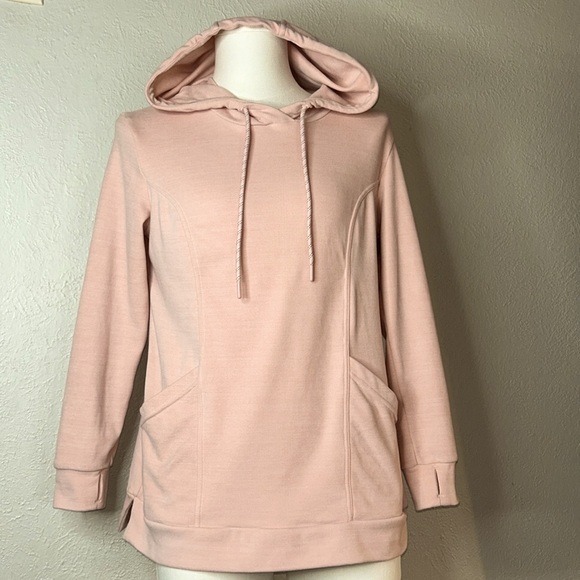 Avalanche Blush Pink Pullover Soft Micro Fleece Hoodie w Pockets Sz L NWOT - Picture 9 of 17